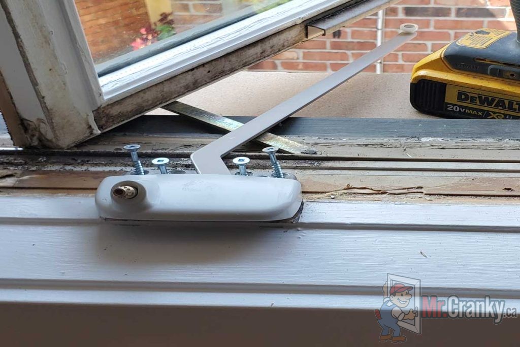 Replacing broken window crank
